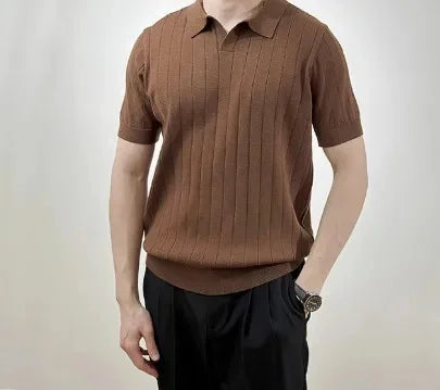 Belgravia Textured Knit Polo