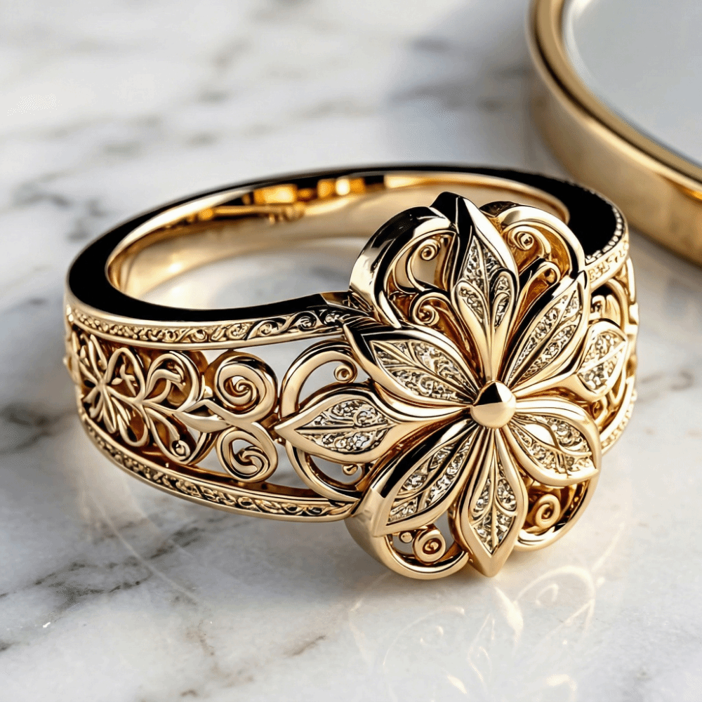 Elegant Floral Ring
