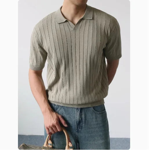 Belgravia Textured Knit Polo