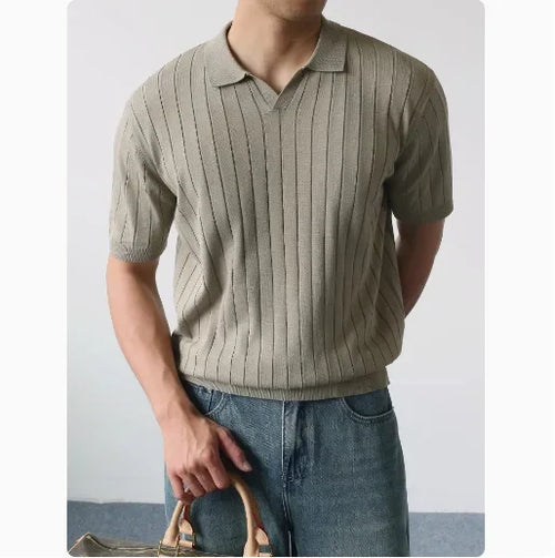 Belgravia Textured Knit Polo