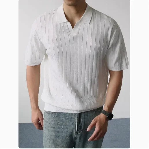 Belgravia Textured Knit Polo