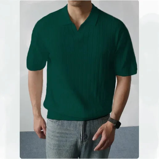 Belgravia Textured Knit Polo