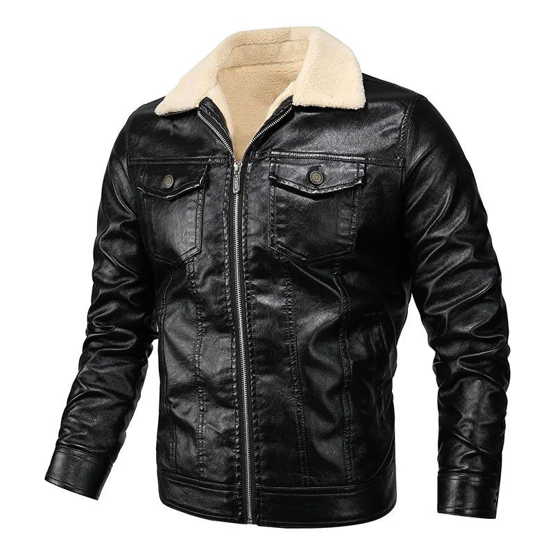 Monte Carlo Leather Biker Jacket