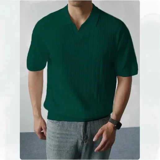 Belgravia Textured Knit Polo