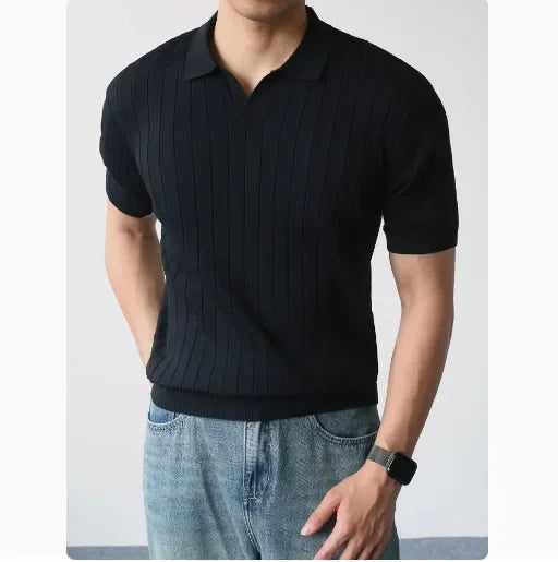 Belgravia Textured Knit Polo