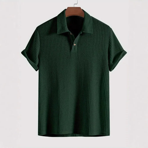 Balmoral Waffle-Knit Polo Shirt