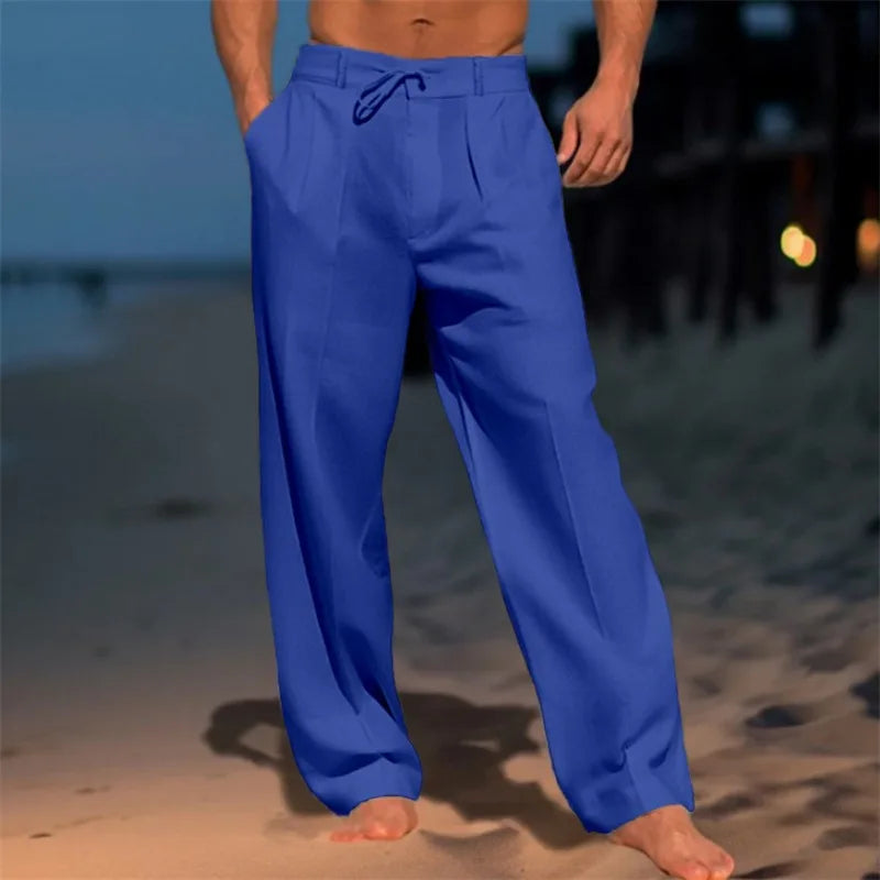 Men’s Elegant Summer Linen Trousers