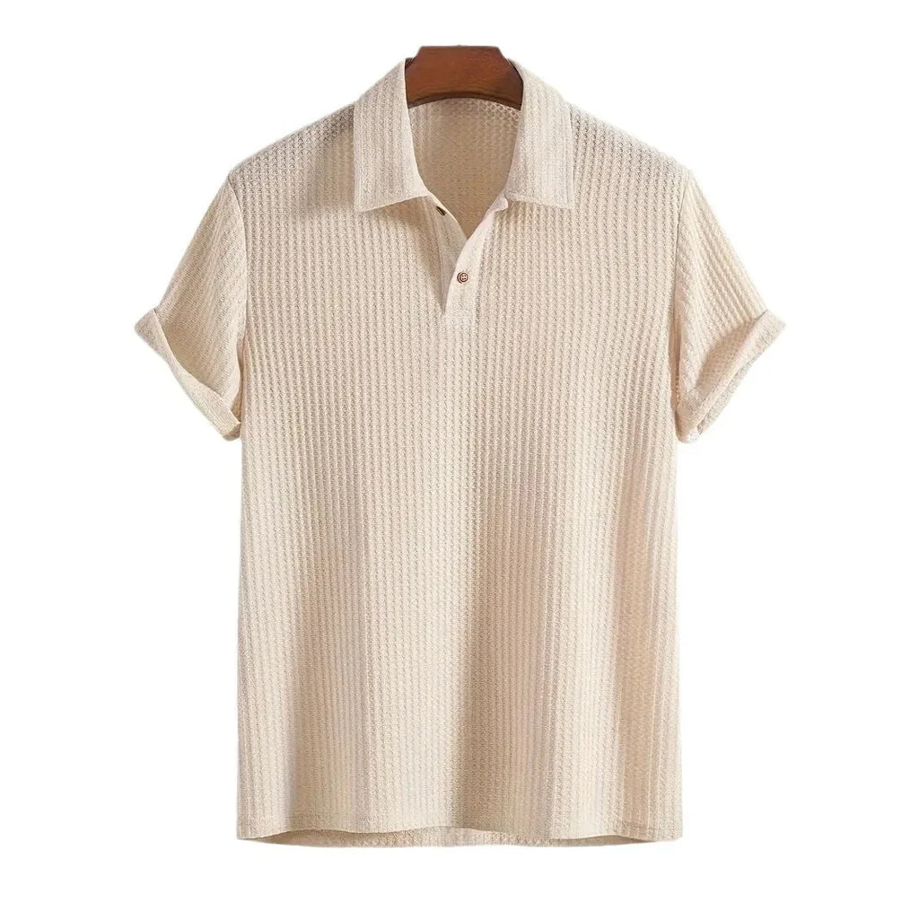 Balmoral Waffle-Knit Polo Shirt