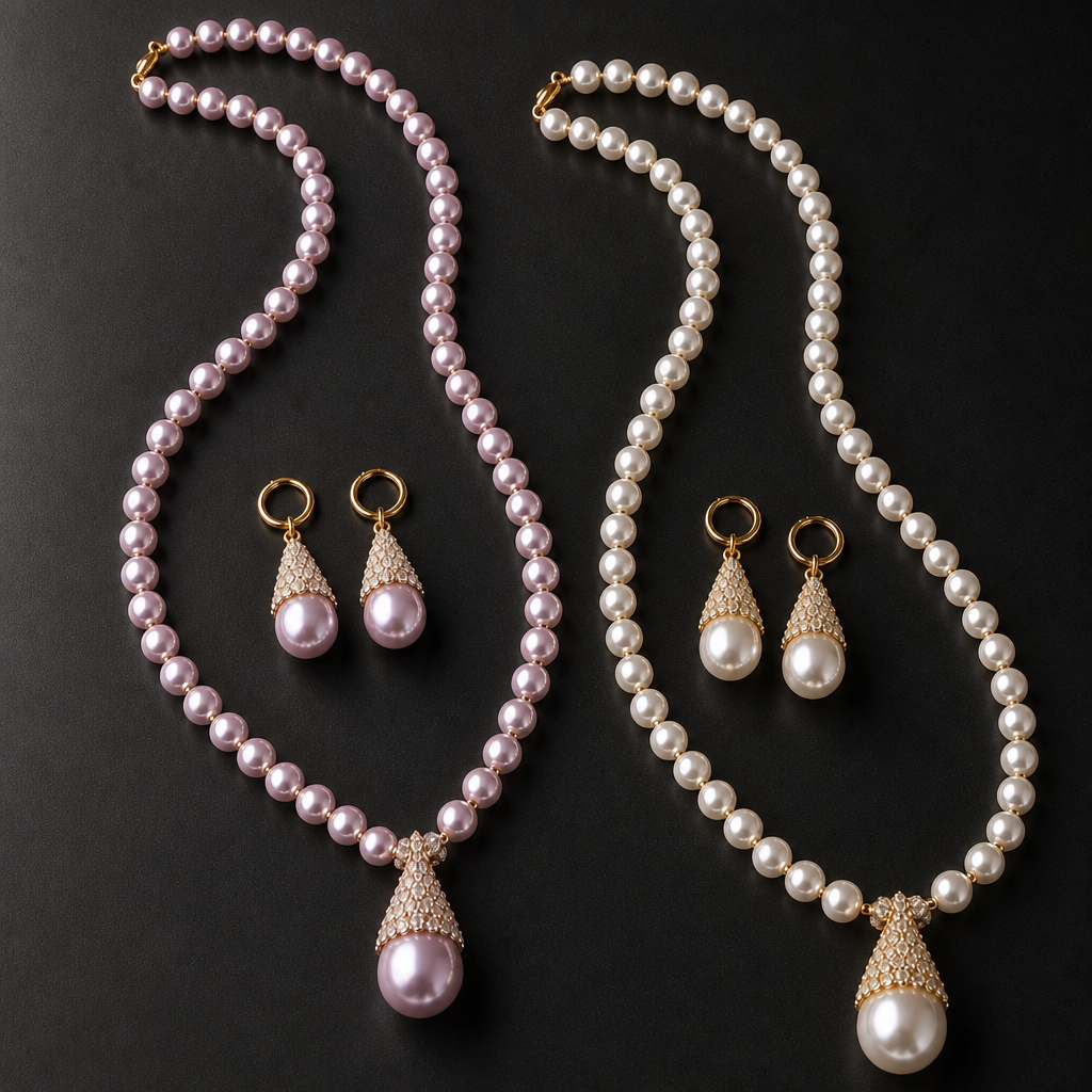 Veil of Grace Pearl Set