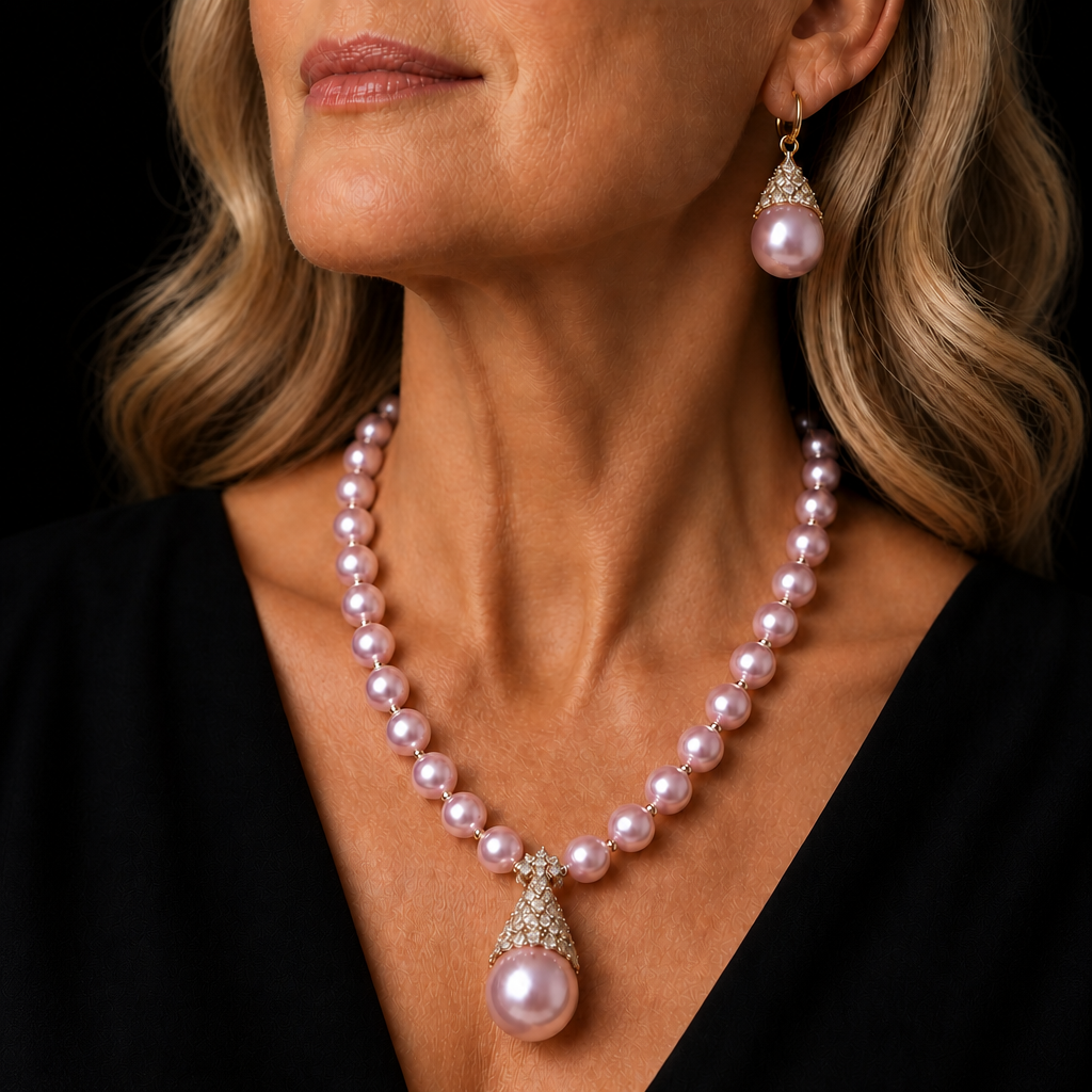 Veil of Grace Pearl Set
