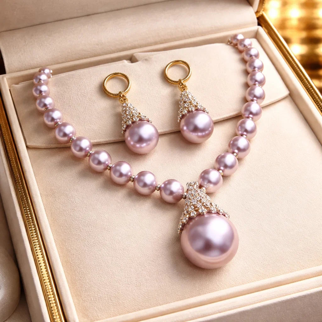 Crown of Grace Pearl Set
